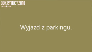 Wyjazd z parkingu ...