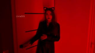 Zerżnięta na Halloween w stroju kotki. Pełna wersja na pv